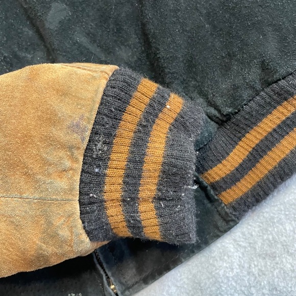 Salt Lake 2002 Winter Olympics Bomber Jacket Mens XL Suede Leather - Picture 13 of 16